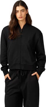 Gottex Beach Life Cozy Coast Airport Bomber Sweatshirt