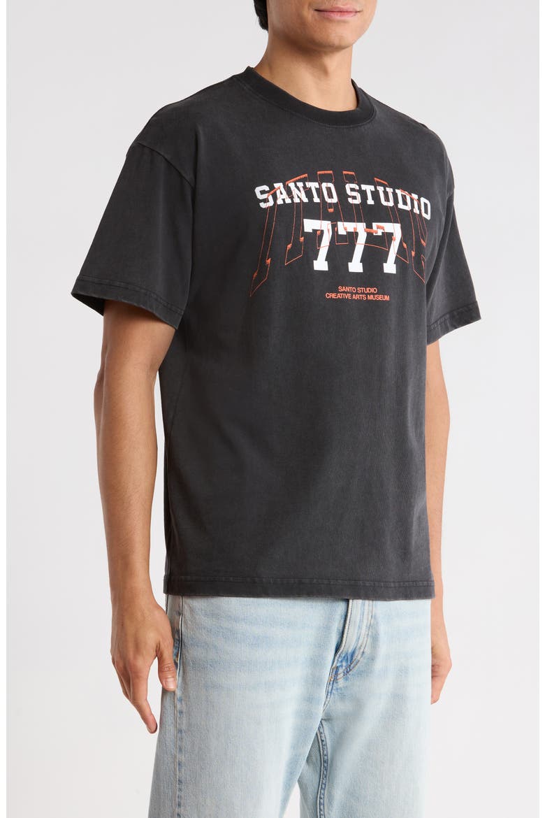 777 Drappo Cotton Graphic T-Shirt, Alternate, color, BLACK