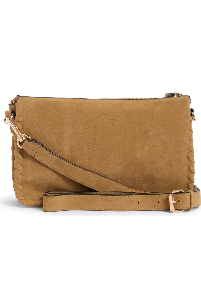 Collection XIIX Whipstitched Triple Compartment Crossbody Bag, Alternate, color, Natural