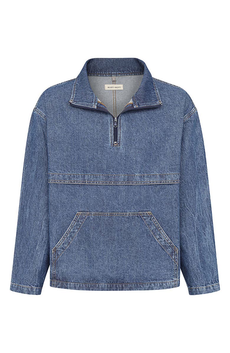 WARP+WEFT Denim Anorak, Alternate, color, 