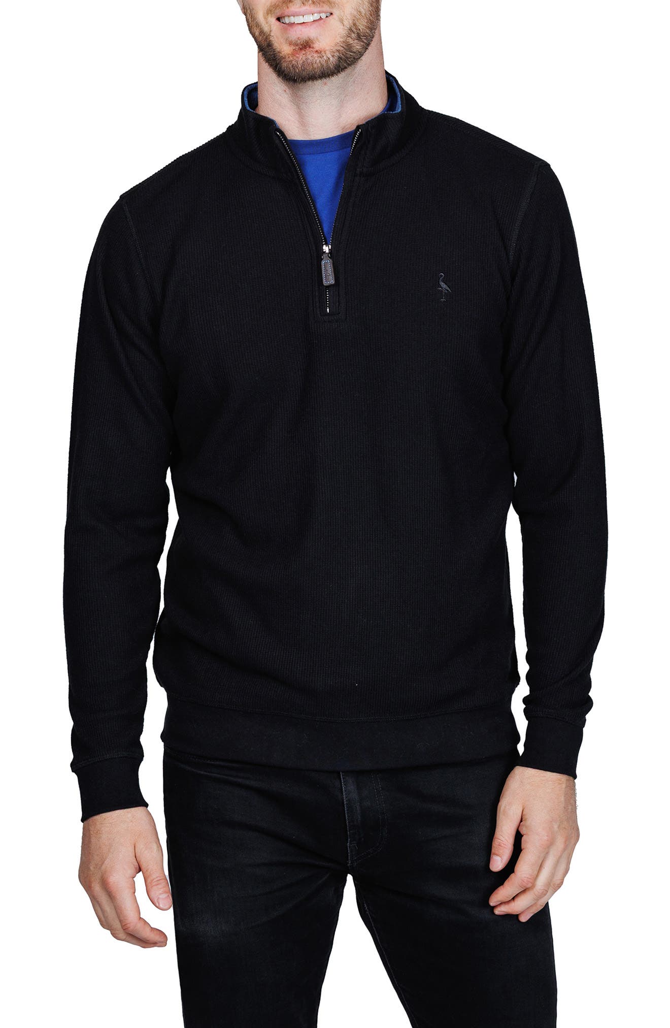 TailorByrd Quarter Zip Cozy Knit Pullover