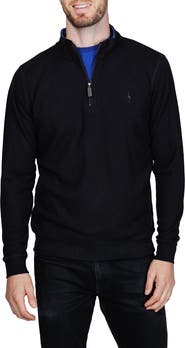 TailorByrd Quarter Zip Cozy Knit Pullover