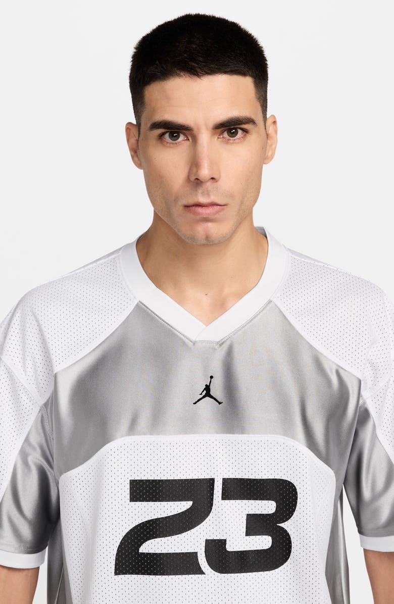 Jordan Oversize Jersey, Alternate, color, White/ Light Smoke Grey