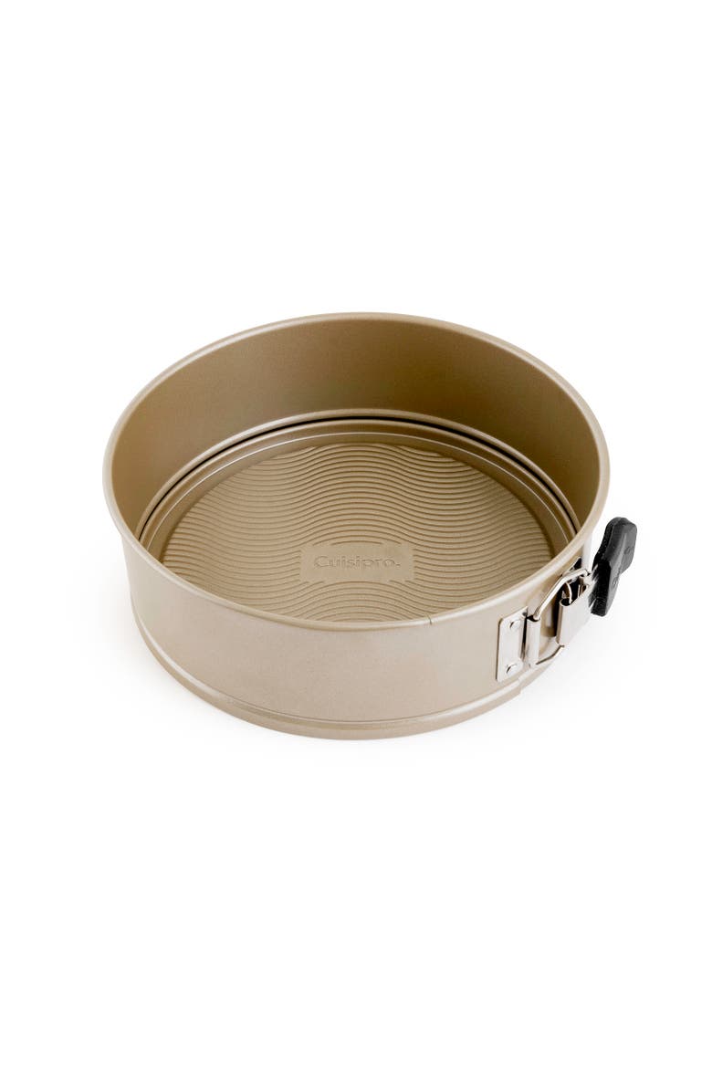 Nonstick Springform Pan with Wave Pattern, Champagne, Main, color, 9-in