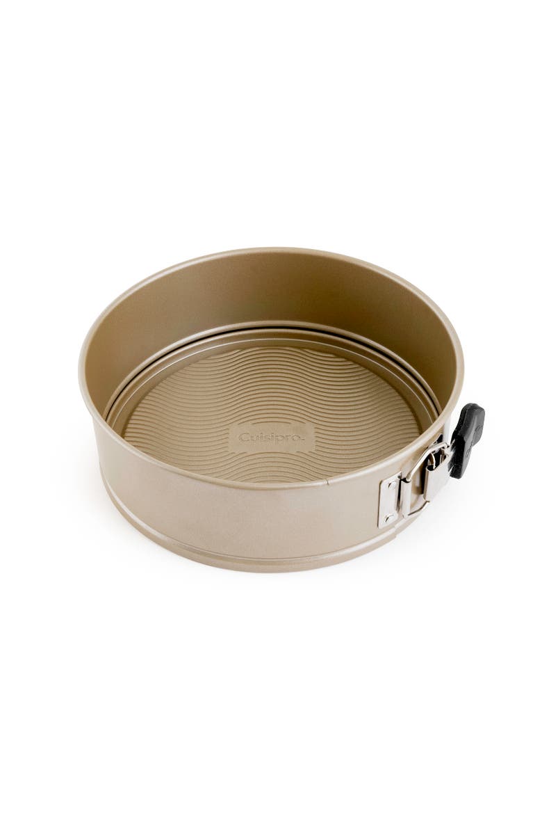 CUISIPRO Nonstick Springform Pan with Wave Pattern, Champagne, Main, color, 9-In
