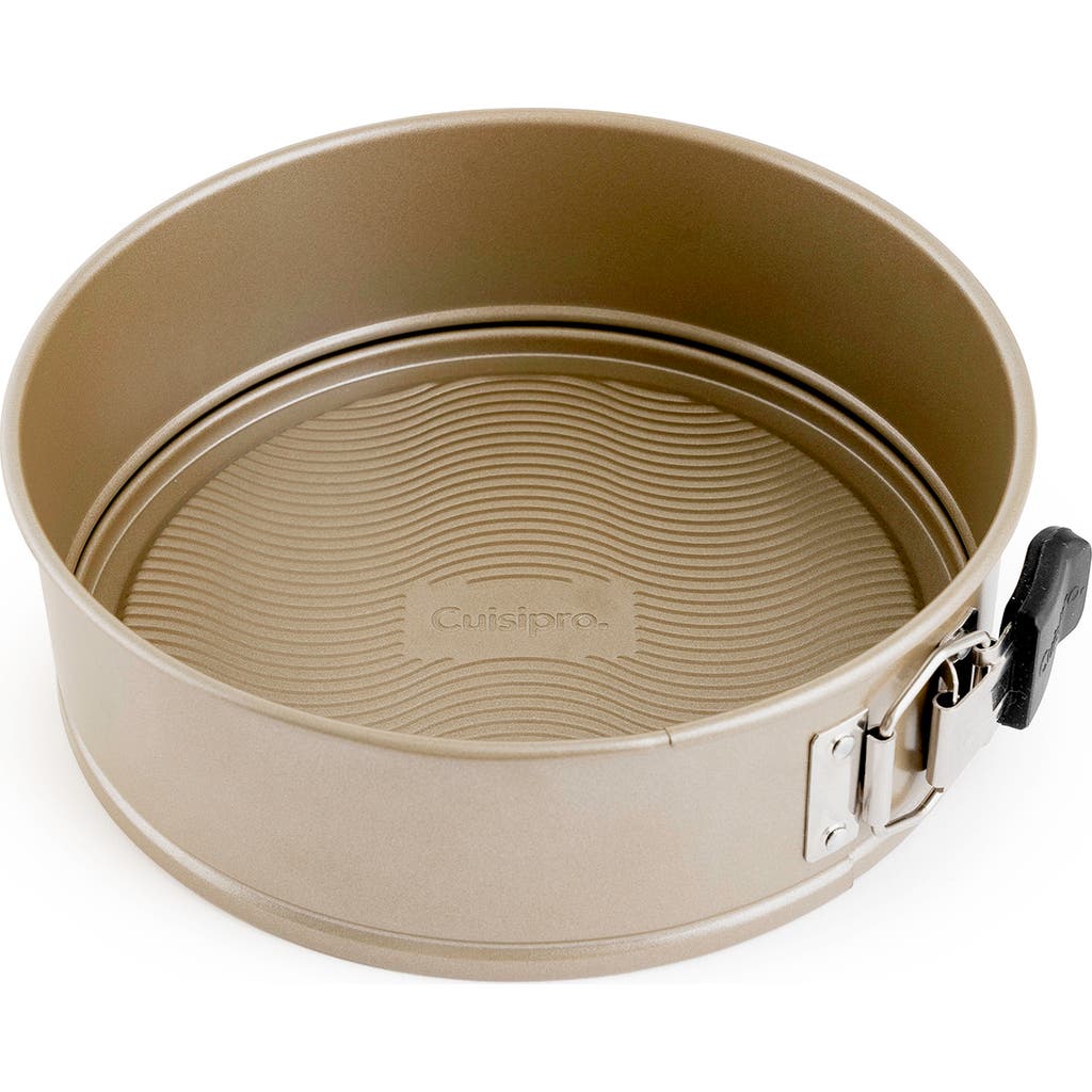 Cuisipro Nonstick Springform Pan With Wave Pattern, Champagne