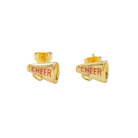 Gameday Cheer Megaphone Stud Earrings