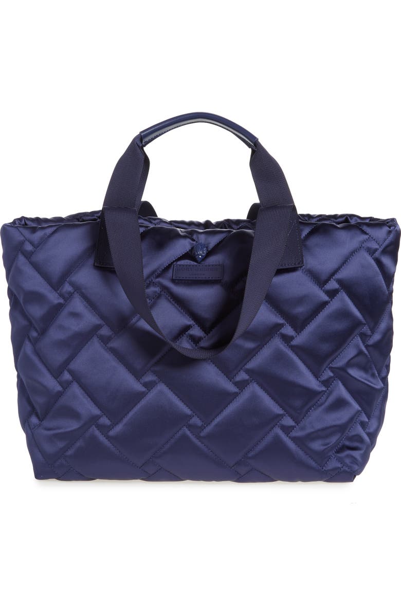 Kurt Geiger London Recycled Polyester Quilted Shopper Bag, Main, color,