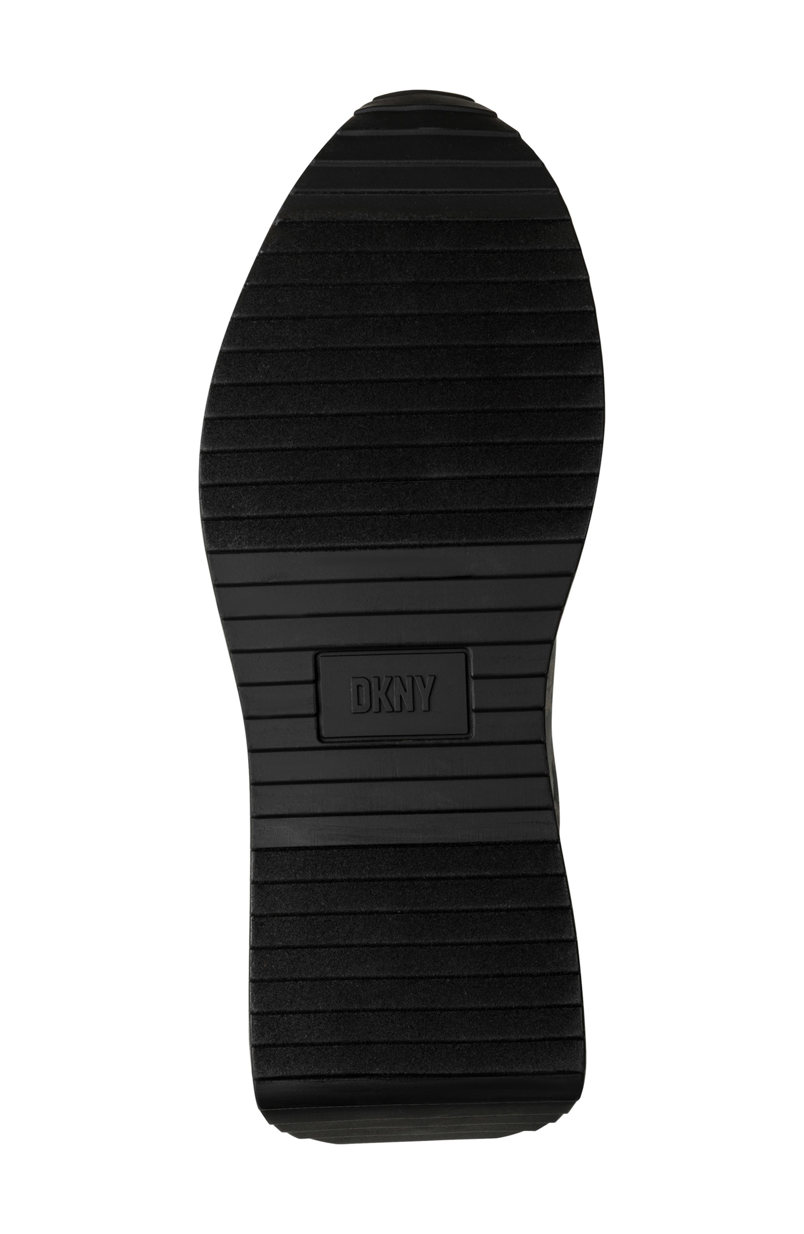 DKNY Aranae Sneaker, Alternate, color, Black/ Nickel