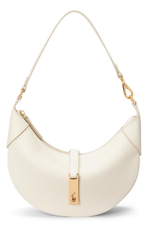 Small Polo ID Grain Leather Shoulder Bag