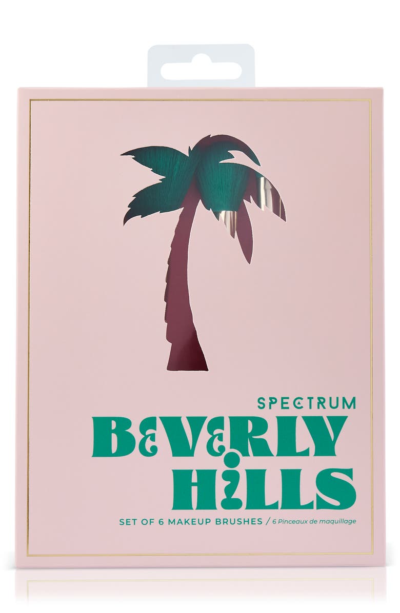 SPECTRUM Beverly Hills 6-Piece Makeup Brush Set, Alternate, color, Pink