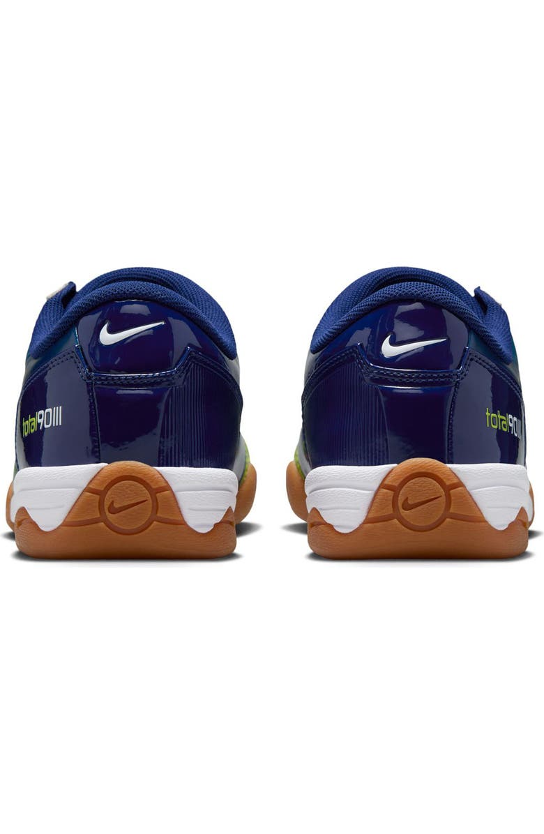 Nike Total 90 PRM Soccer Sneaker, Alternate, color, Blue Void/ White/ Atomic Green