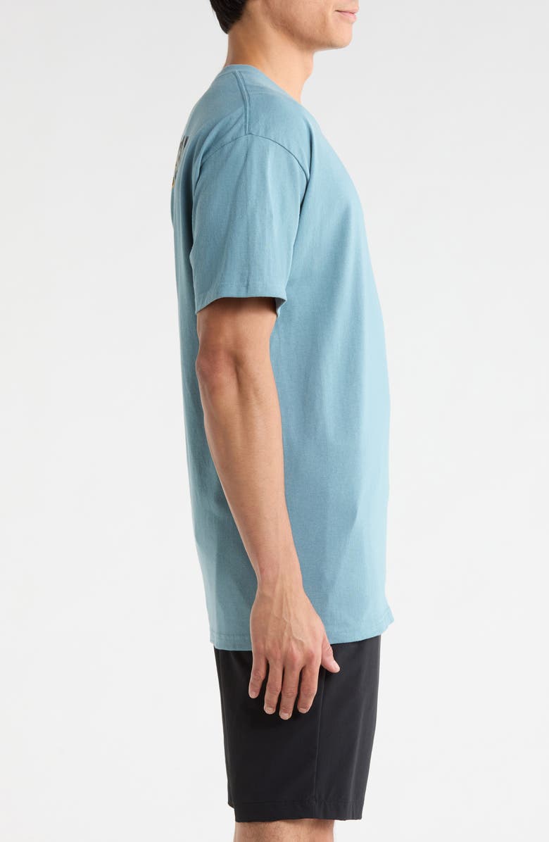 Brixton Barquero Cotton Graphic T-Shirt, Alternate, color, Ocean Breeze