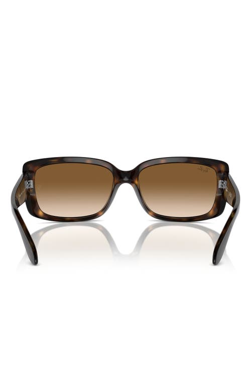Ray Ban 58mm Rectangular Sunglasses