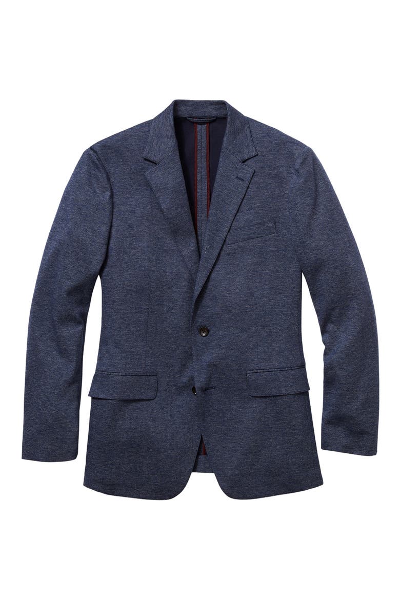 Flap Pocket Blazer, Alternate, color, NAVY