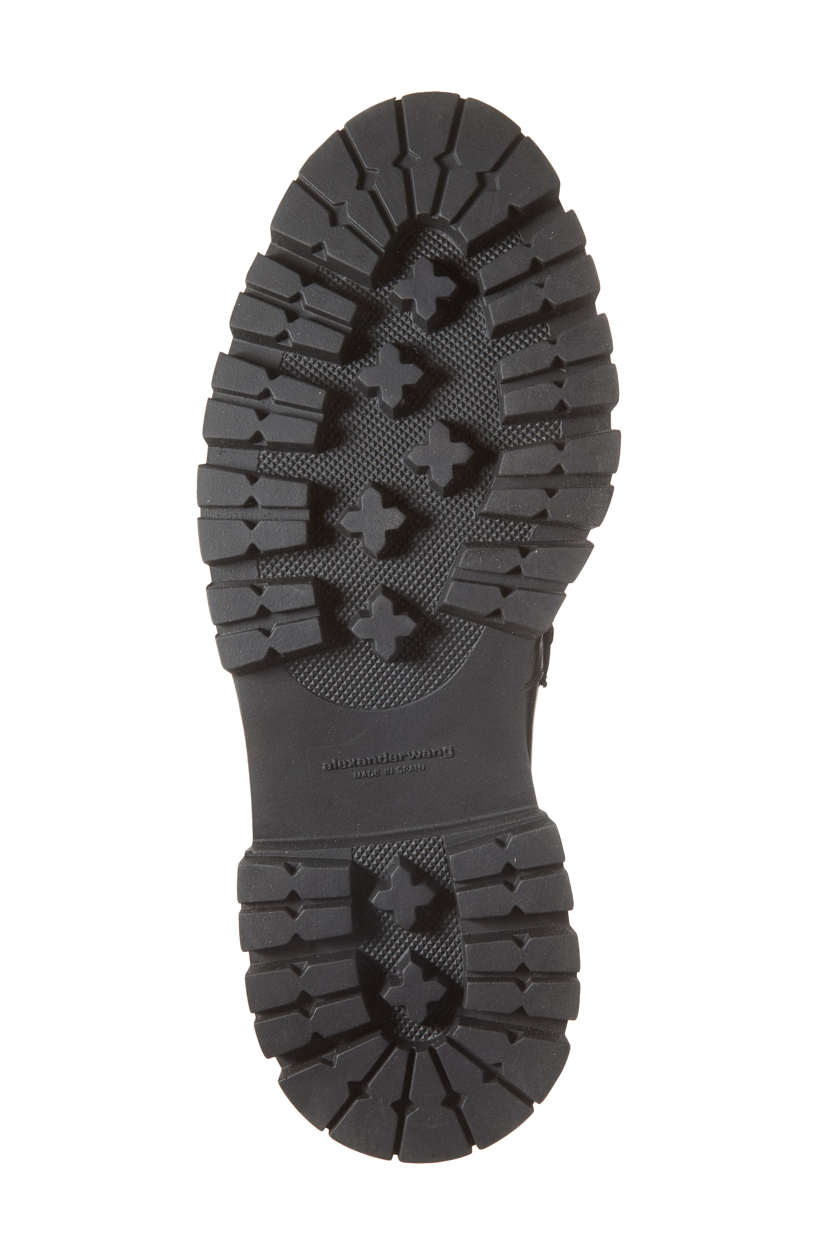 Alexander Wang Carter Lug Sole Loafer, Alternate, color, Black/ Grey