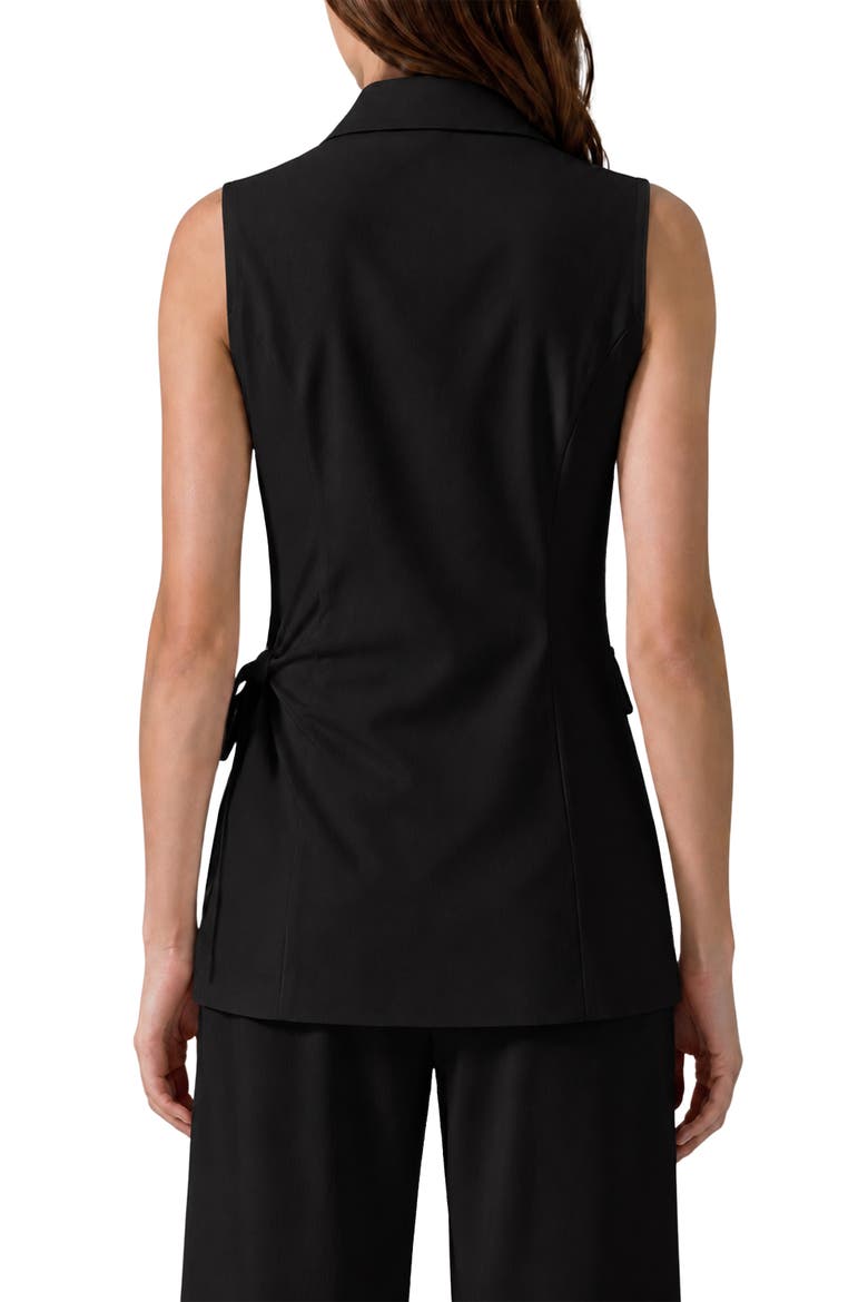 Veronica Sleeveless Blazer, Alternate, color, BLACK