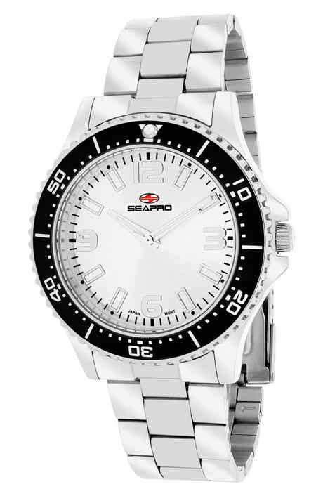 Scuba Stainless Steel Bracelet Watch