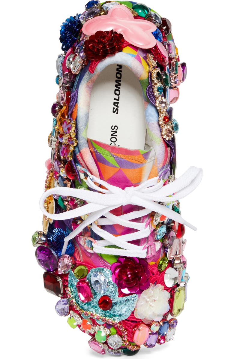 Comme des Garçons x Salomon Phantasm Embellished Platform Sneaker, Alternate, color,