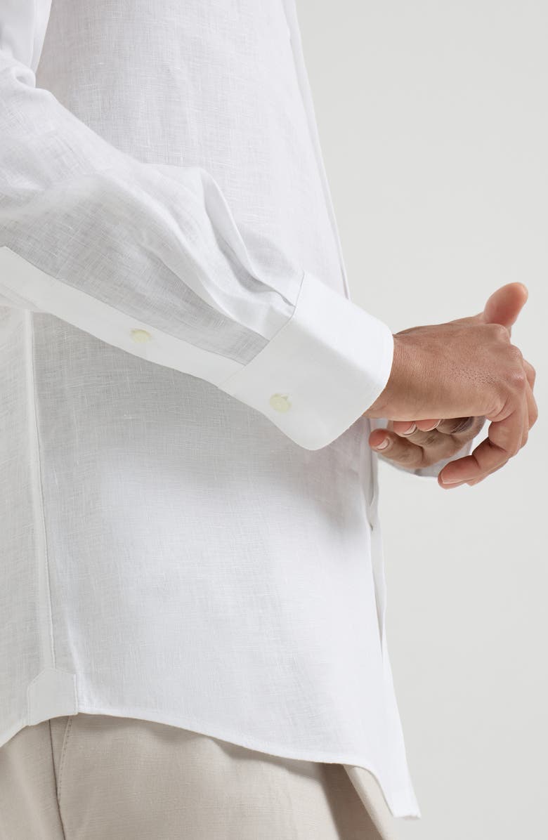Brunello Cucinelli Linen shirt, Alternate, color, White
