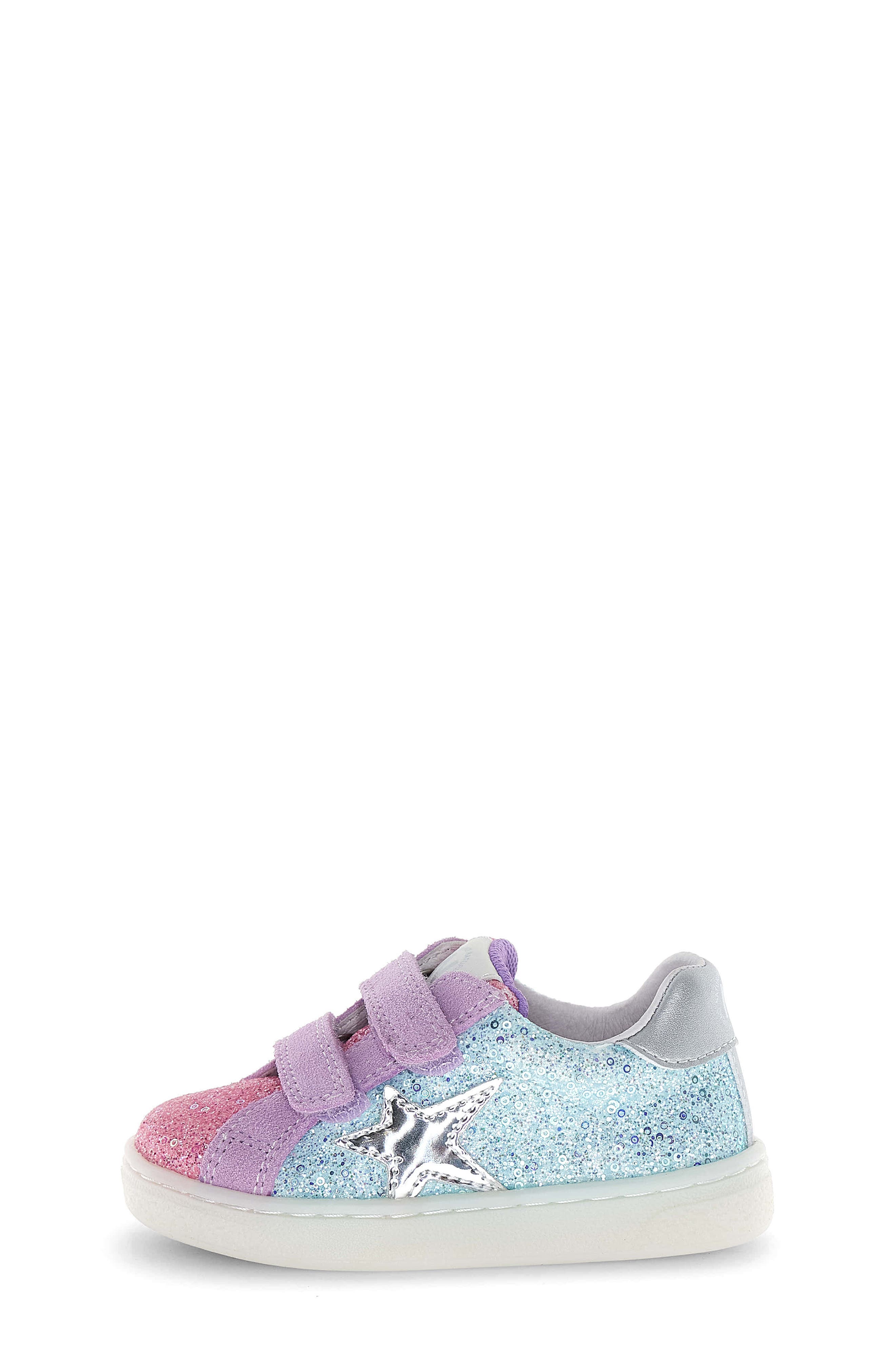 Kids' Pinn Sneaker, Alternate, color, PINK/BLUE