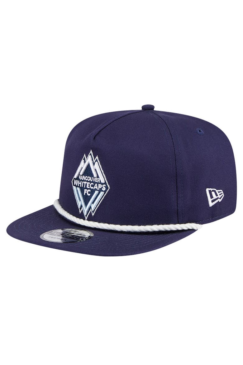 Men's New Era Navy Vancouver Whitecaps FC The Golfer Kickoff Collection Adjustable Hat, Alternate, color, Navy