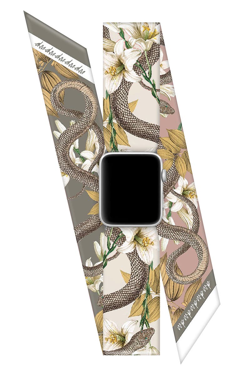 Wristpop Foreplay Venom 2 Apple Watch<sup>®</sup> Scarf Watchband, Main, color, 