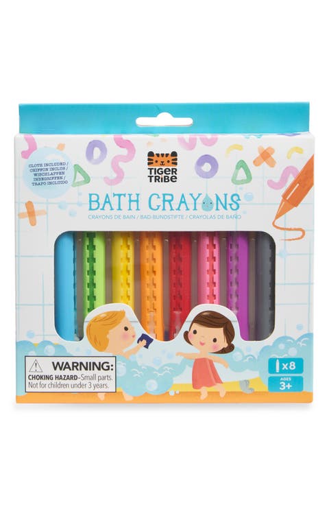 8-Piece Bath Crayons Set