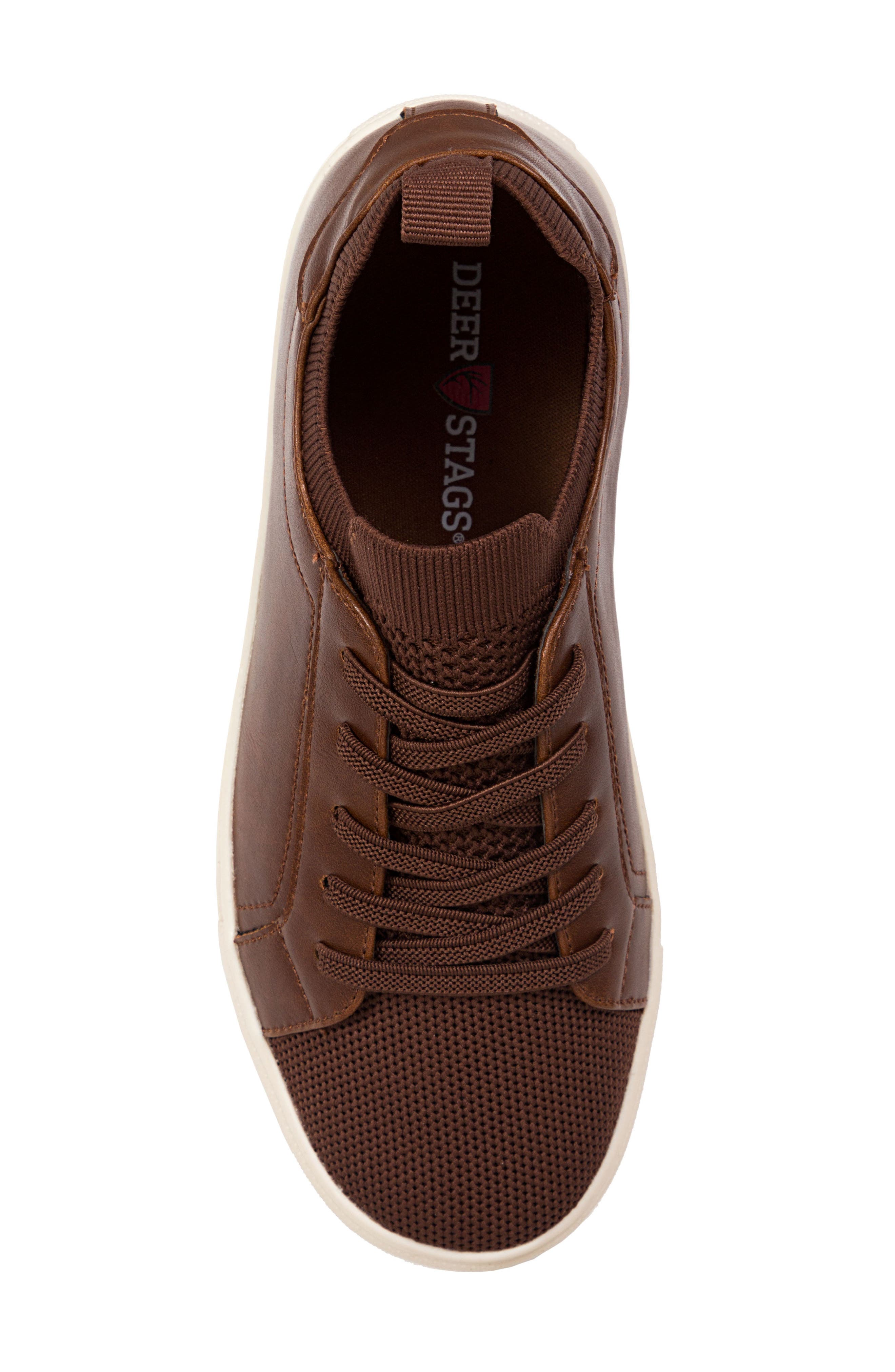 Deer Stags Kids' Dawson Sneaker, Alternate, color, Brown