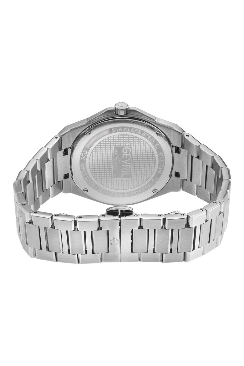 Montauk Bracelet Watch, 40mm, Alternate, color, SILVER