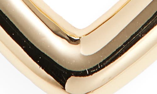 Roxanne Assoulin The Puffy Open Heart Necklace In Gold