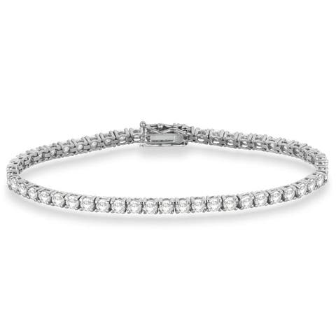 Eternity Lab Diamond Tennis Bracelet 14k (7.08ct)