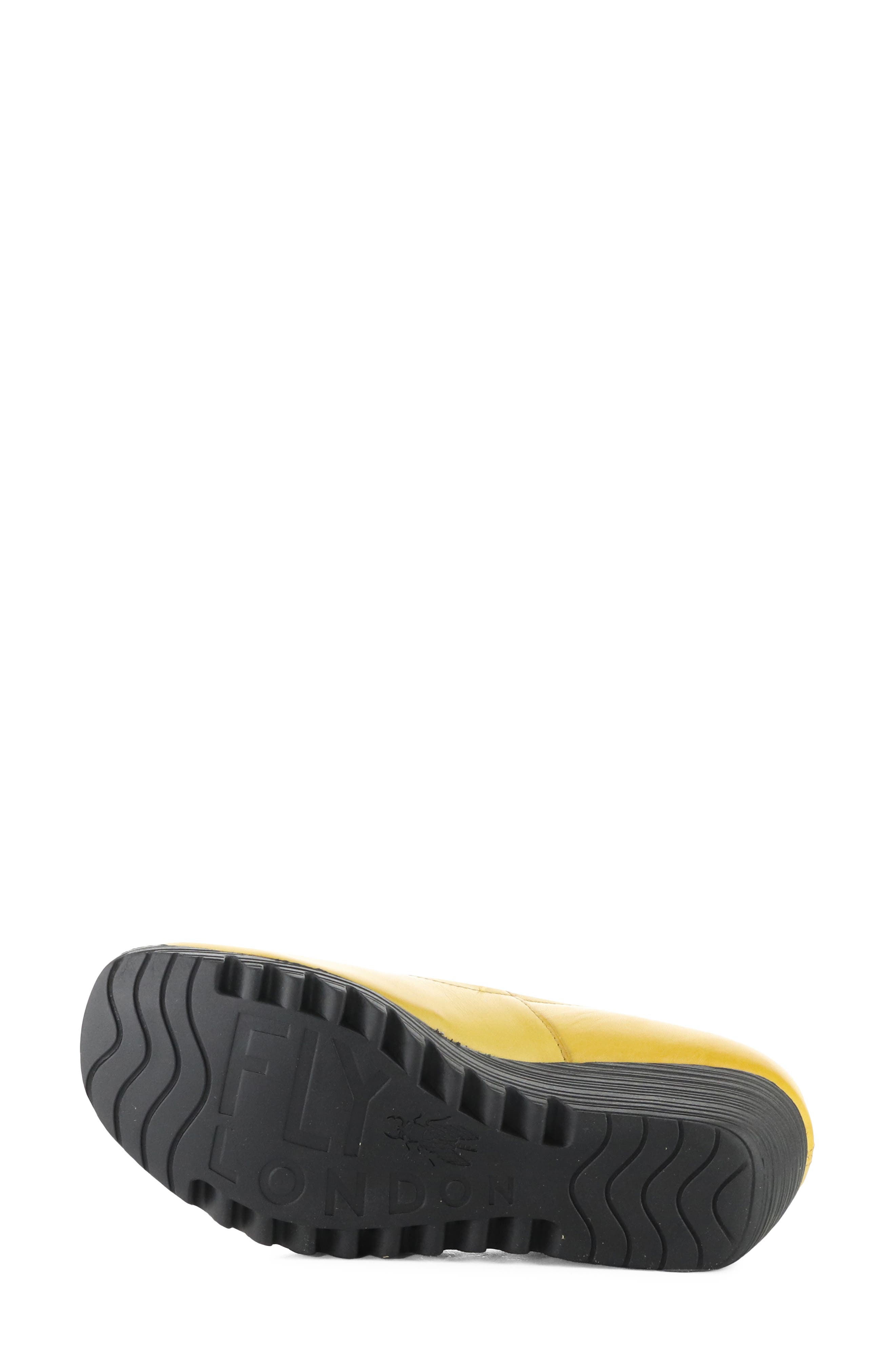 Opan Leather Wedge Pump, Alternate, color, MUSTARD
