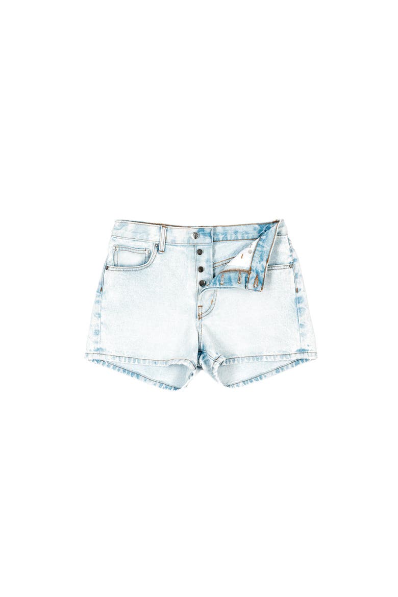 Denim Surf Shorts, Alternate, color, Bleached Indigo