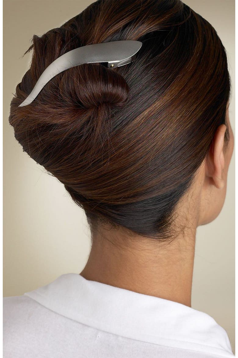 Maximas Hair Clip, Main, color, MATTE SILVER