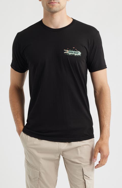 Land of Sunsine Cotton Graphic T-Shirt