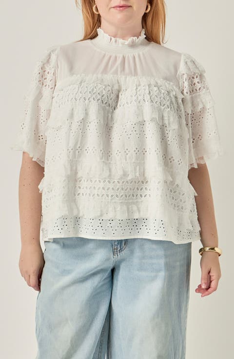 Lace Babydoll Top