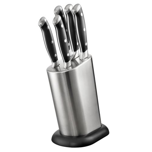 Cuisine::pro Artisan Stahl 6 Piece Knife Block In Silver