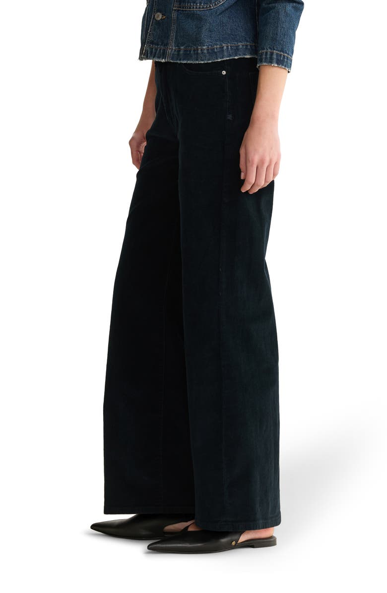 WARP+WEFT NCE High Waist Wide Leg Corduroy Jeans, Alternate, color, Knight