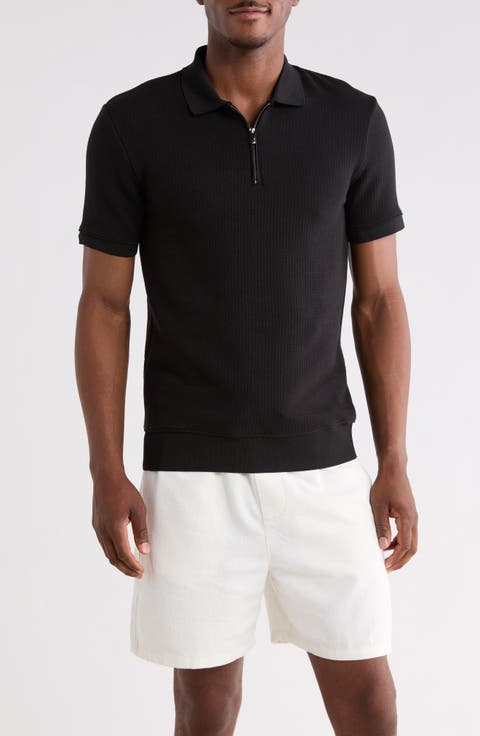 Quarter Zip Knit Polo