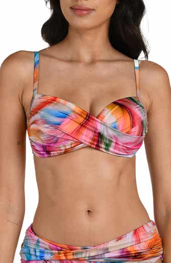 Feathered Impression Bikini Top