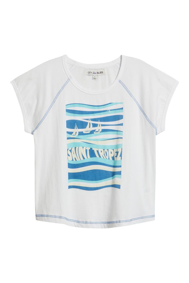 Raglan Sleeve Graphic T-Shirt, Alternate, color, WHITE