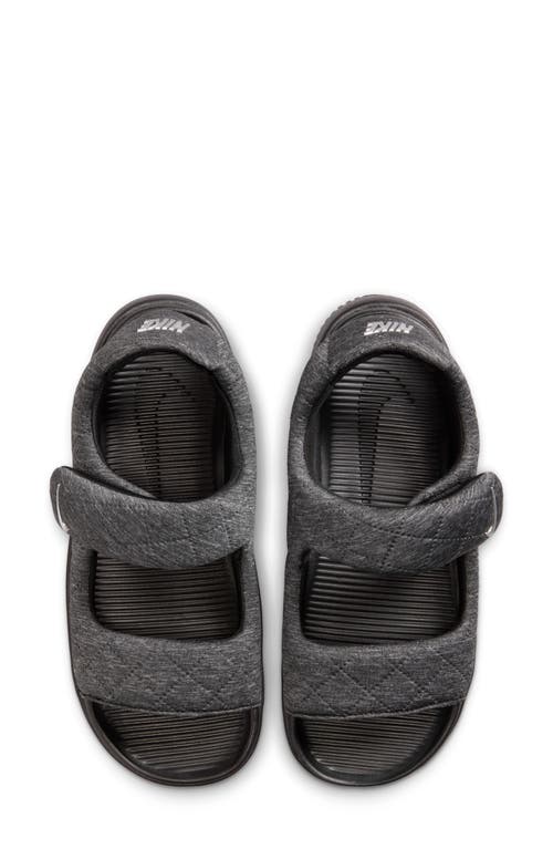 Shop Nike Calm Se Sandal In Black/silver/black