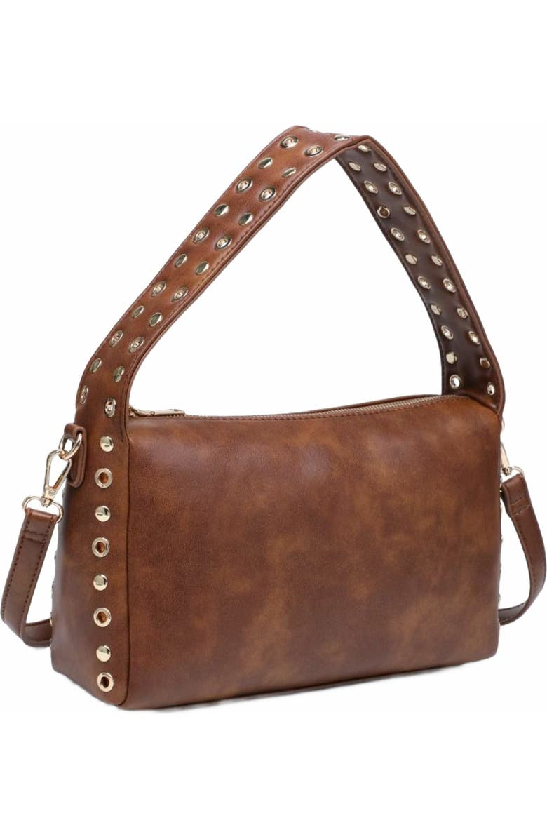 MODA LUXE Jane Clutch, Alternate, color, Cognac