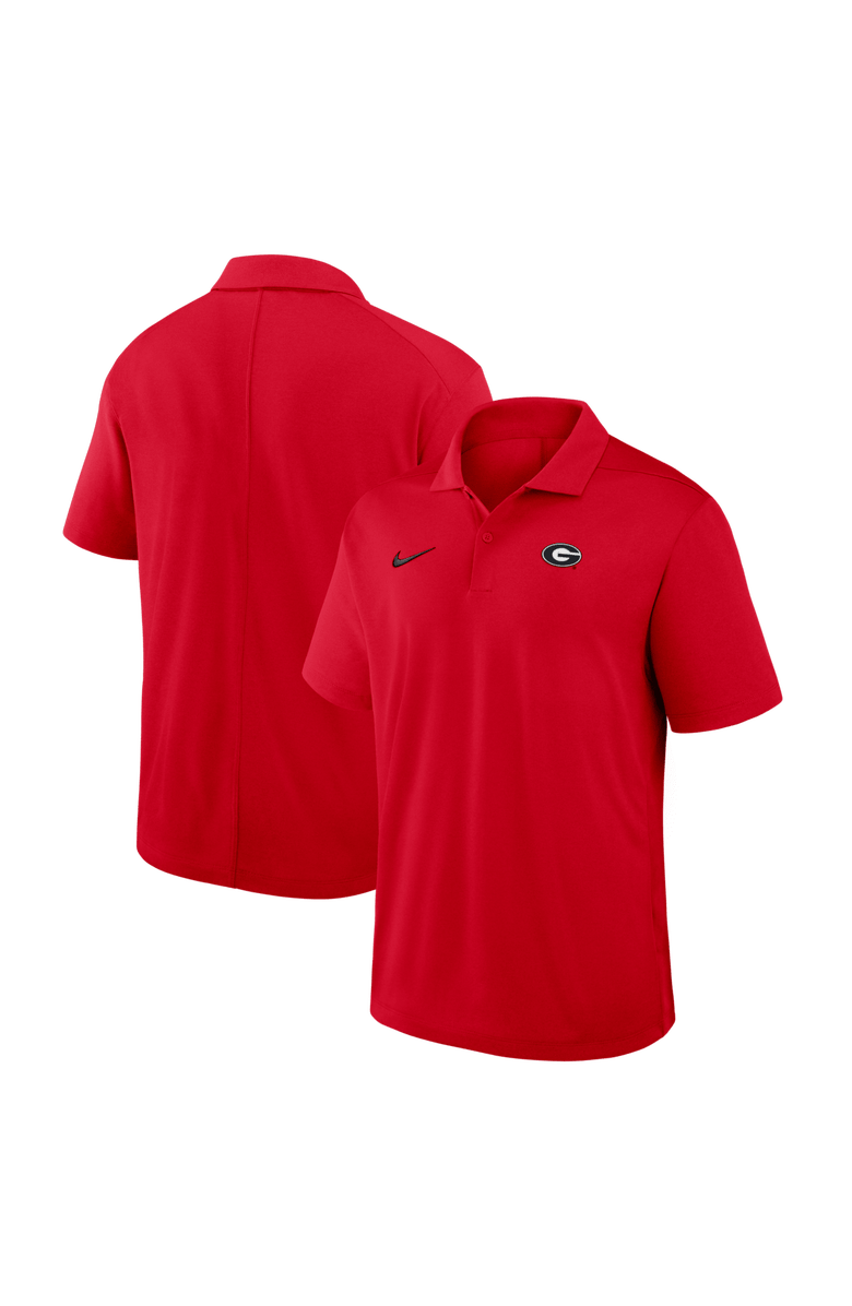 Nike Men's Nike Red Georgia Bulldogs Primetime Victory Plus Dri-FIT Polo, Main, color, Red