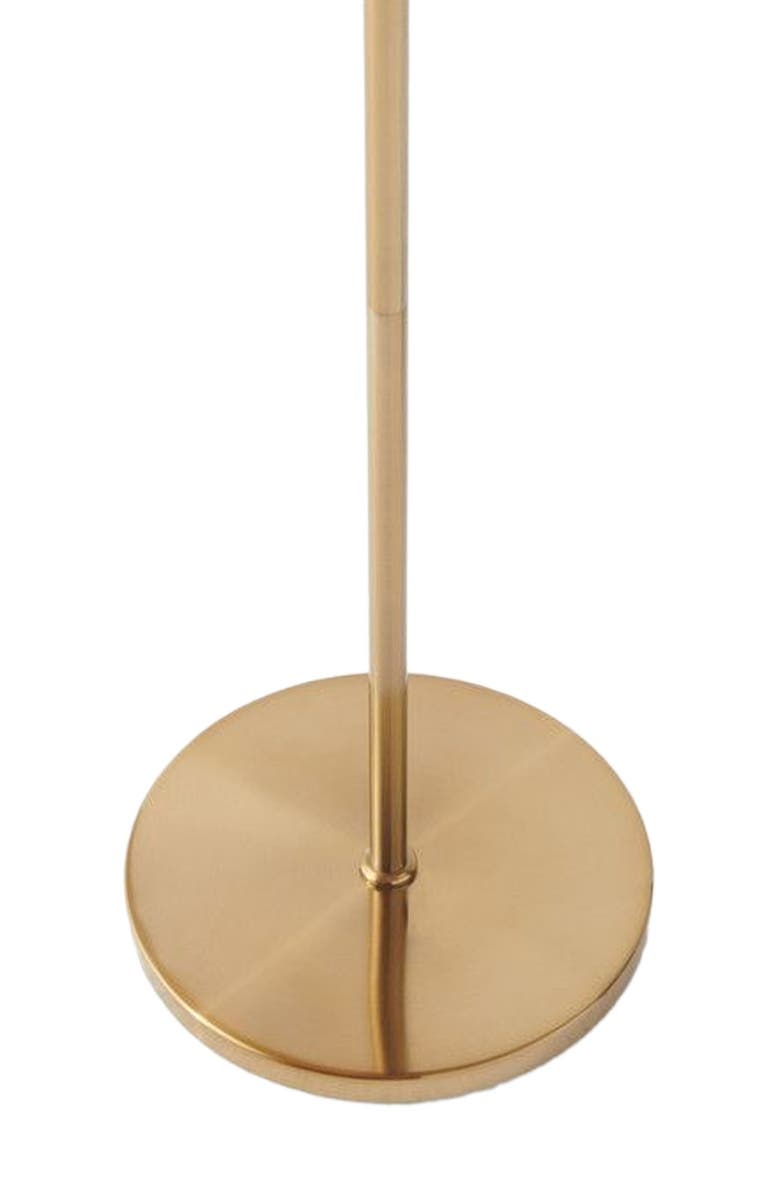 Brightech Nova 74" Novelty Halo Integrated LED Floor Lamp with 3-Way Dimming, Alternate, color, Antique Brass