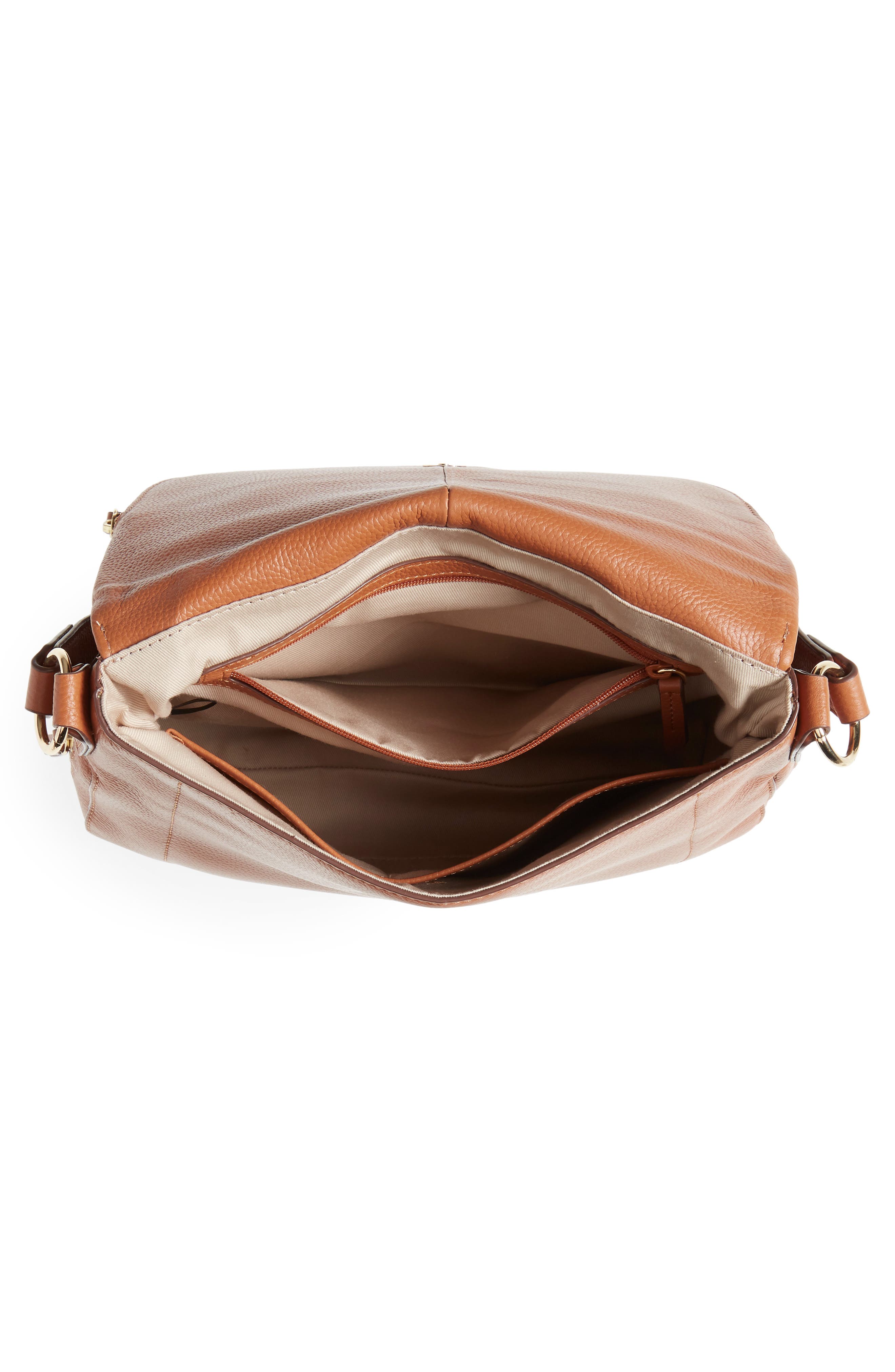Bella Leather Crossbody Bag, Alternate, color, TAN PECAN