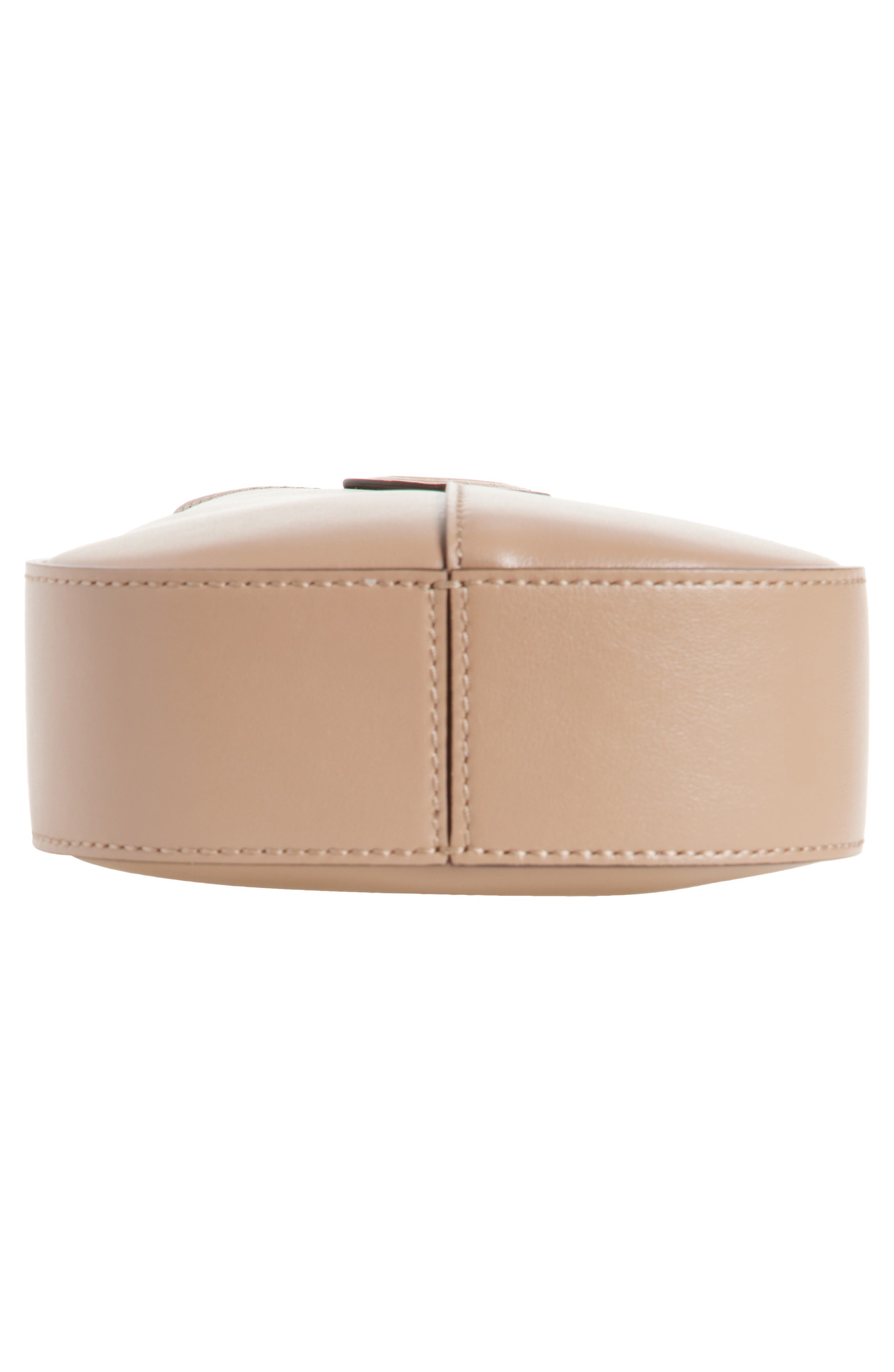 Micro Di Leather Crossbody Bag, Alternate, color, CRETA CHIARO