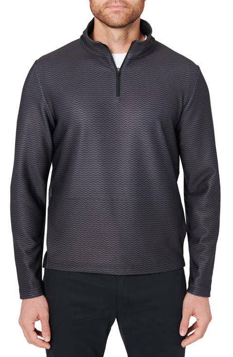 Zigzag Quarter Zip Sweatshirt