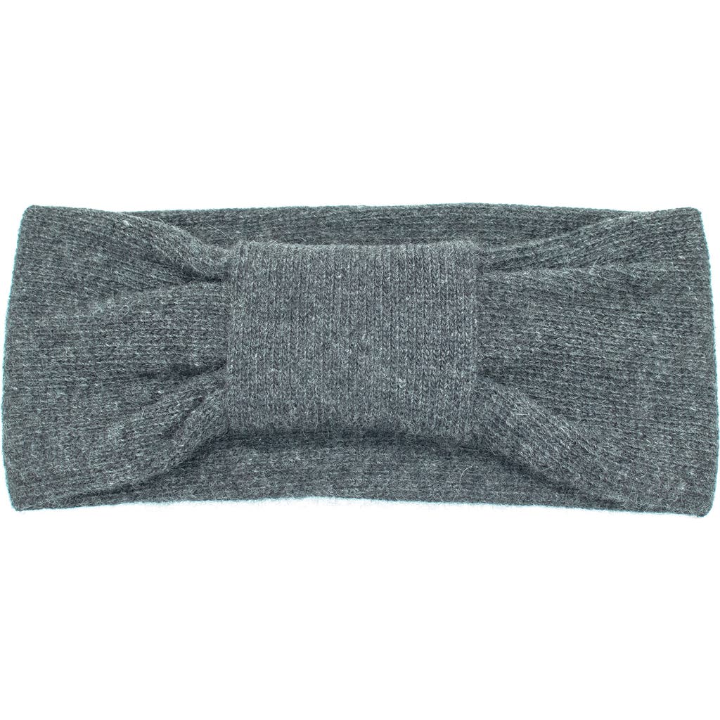 Portolano Cashmere Knot Headband In Blue